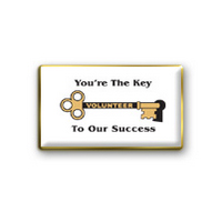 "Key to Our Success" Volunteer Pin